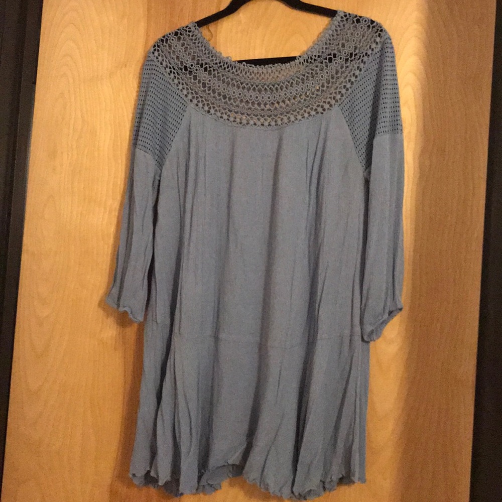 Slate Blue Tunic Dress